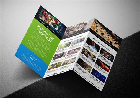 Free Tri-Fold Brochure Template for Events & Festivals - PSD, Ai & Vector