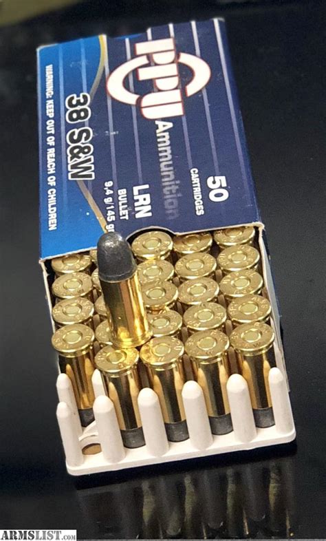 ARMSLIST - For Sale: .38 S&W ammo