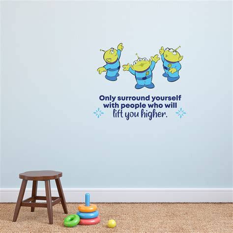 Higher Toy Story Alien Life Quote Cartoon Quotes Decors Wall Sticker ...