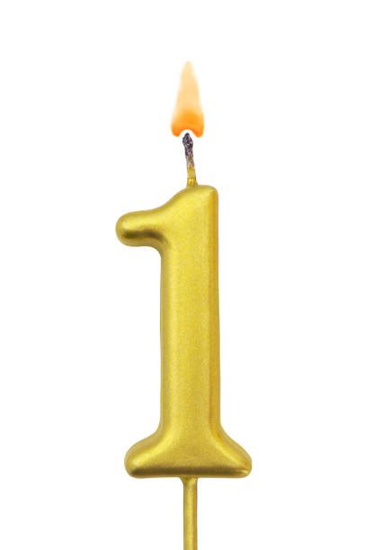 Number 1 Candle Stock Photos, Pictures & Royalty-Free Images - iStock