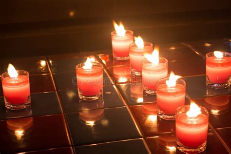 Candles for All Souls Day stock image. Image of flame - 34939193