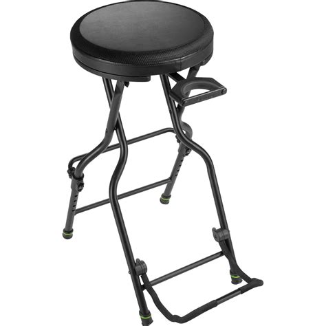 Gravity Stands Musician Seat with Guitar Stand GFGSEAT1 B&H