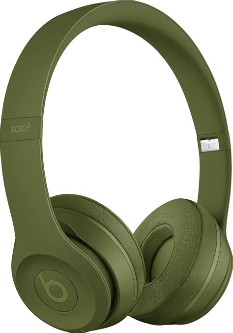 Best Buy: Beats by Dr. Dre Beats Solo³ Wireless Headphones Neighborhood Collection Turf Green ...