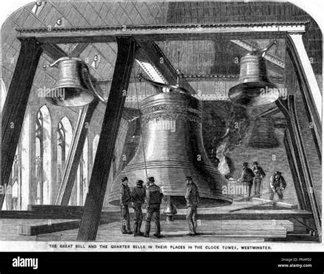 The second "Big Ben" (centre) and the Quarter Bells from The Illustrated News of the World, 4 ...