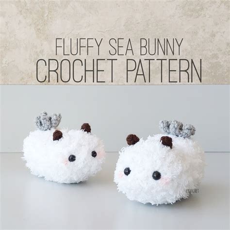 PATTERN ONLY Fluffy Sea Bunny Sea Bunnies Sea Slug | Etsy