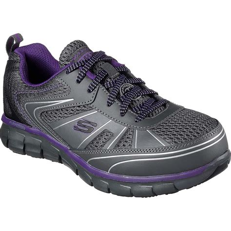 SKECHERS Work Synergy Algonac Alloy Toe Work Athletic Shoe, 77207CCPR