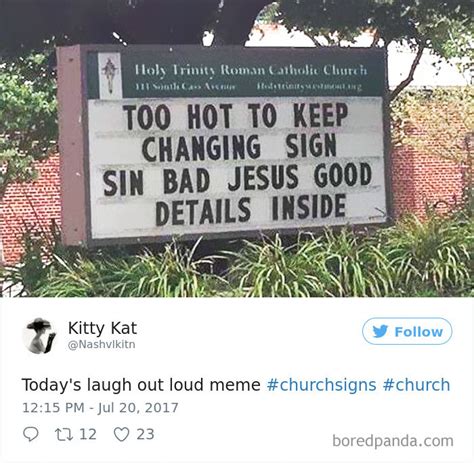 50 Funny Church Signs That Deserve All The Praise | Bored Panda