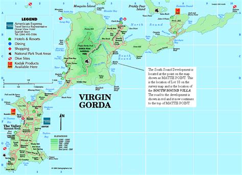 The Baths Virgin Gorda Map - Political Map Of The World