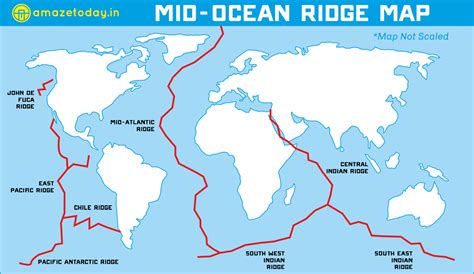 Mid Ocean Ridges On World Map - United States Map