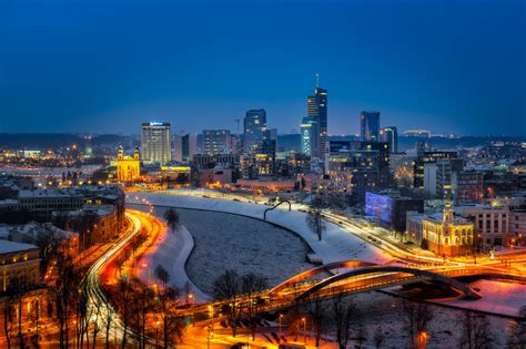 Vilnius Skyline | Lithuania - Fine Art Photography by Nico Trinkhaus