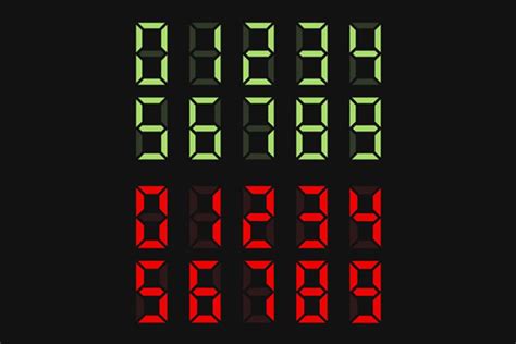 65+ Best Free and Premium Digital Clock Fonts 2020 | Hyperpix