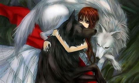 Wolf Anime Girl Wallpapers - Wolf Background Images