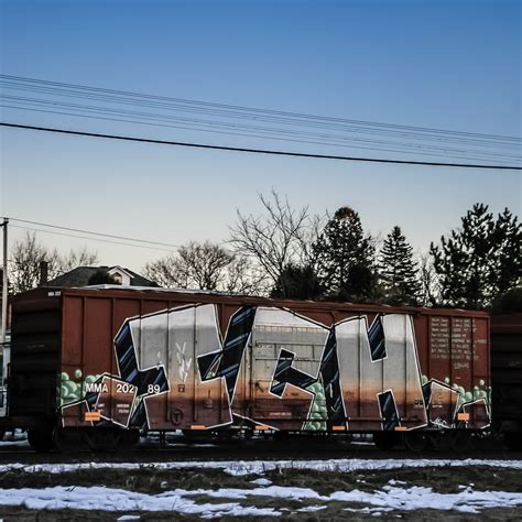 Freight Train Graffiti - Katrina Olson