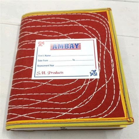 Ambay Red Ledger Book at Rs 250/piece | खाता बही पुस्तकें in New Delhi ...