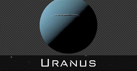 Uranus Rotation Loop + Alpha Channel, Stock Video - Envato Elements