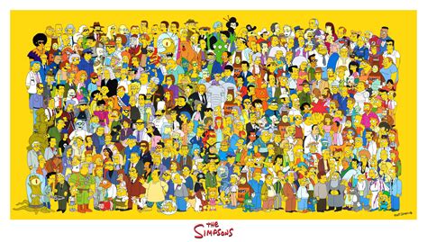 Simpsons Characters Wallpaper - WallpaperSafari