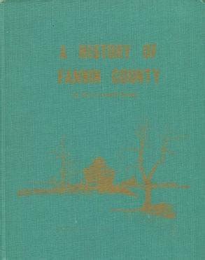 A History of Fannin County — Fannin County Historical Commission