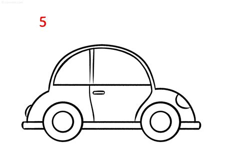 Easy Car Drawing Ideas » How to draw a Car Step by Step