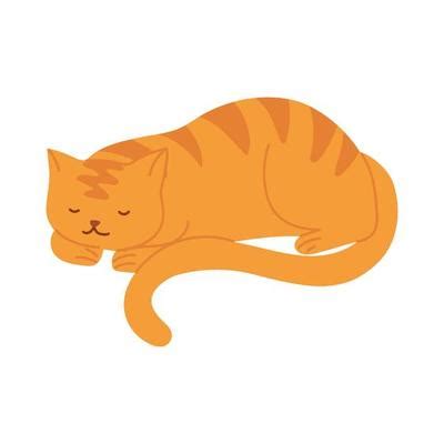 Sleeping Cat Vector Art, Icons, and Graphics for Free Download