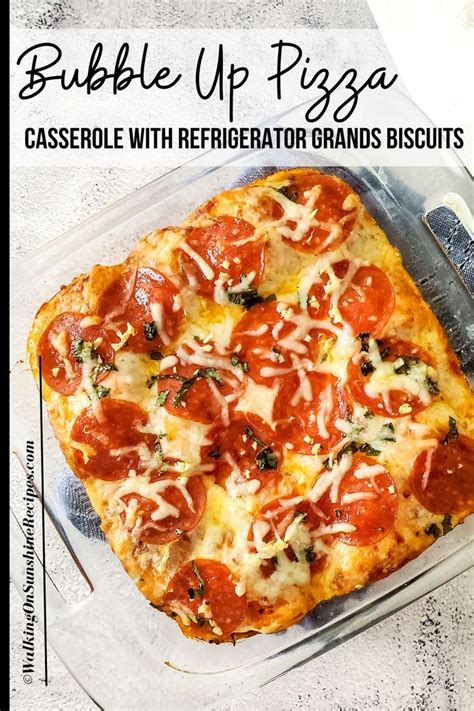 Bubble Pizza Casserole with Pillsbury Grands Biscuits | Recipe | Bubble pizza, Biscuit recipes ...