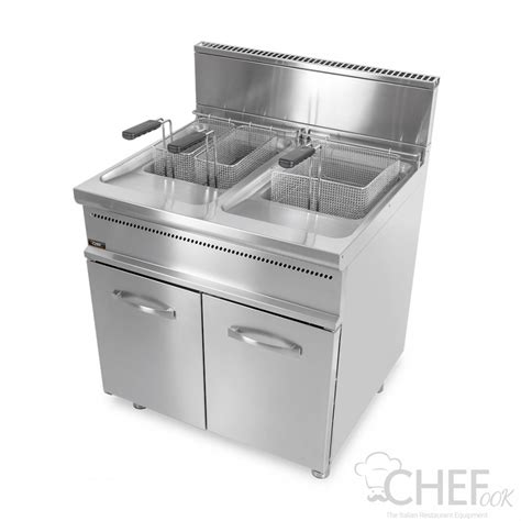 Commercial Gas Fryer 20GXL17+17M - Chefook