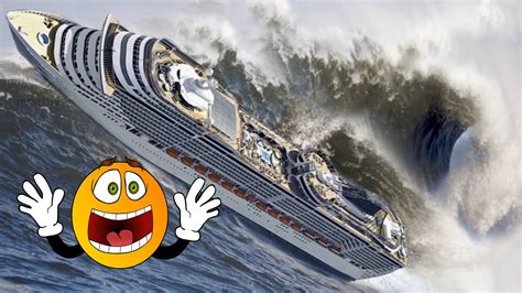 TOP 10 SHIPS in STORM and CRASH! Monster Waves! Incredible Video You Must See! - YouTube