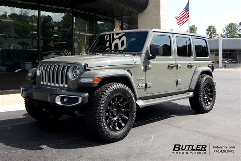 Jeep Wrangler with 20in Black Rhino Mission Wheels exclusively from Butler Tires and Wheels in ...