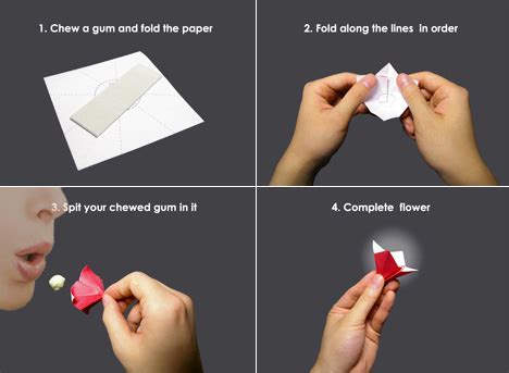 GUM WRAPPER ORIGAMI « EMBROIDERY & ORIGAMI