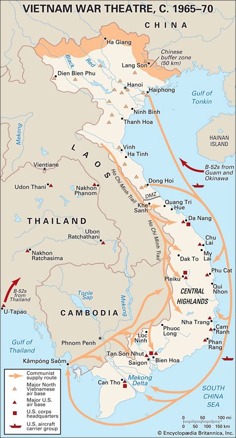 Vietnam War Vietnam Map - Crissy Christine