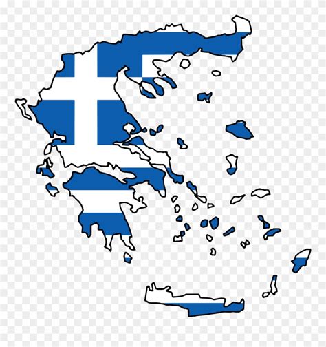 Greece Flag Clipart Drawings - Greece Map Shape - Png Download ...