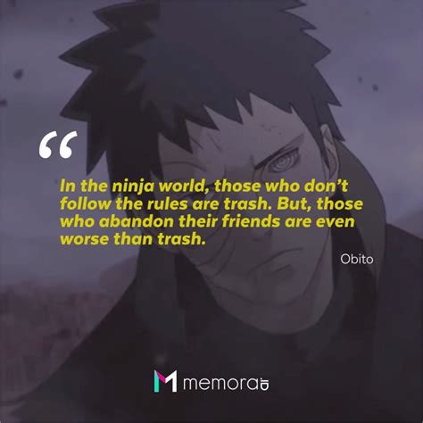 30 Quotes by Obito Uchiha on the Naruto, Nothing More Than Trash ...