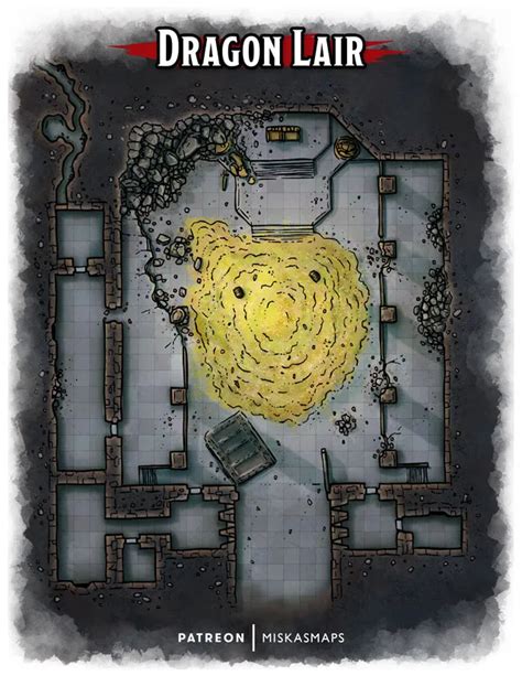 the cover for dragon lair, with an image of a yellow object in the middle