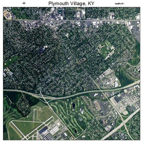 Aerial Photography Map of Plymouth Village, KY Kentucky