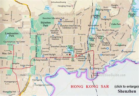 China Shenzhen Maps: City Layout, Location, Attractions