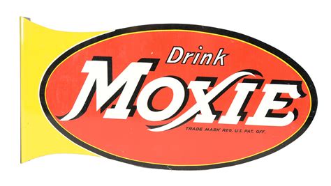 Lot Detail - "DRINK MOXIE" FLANGE SIGN.