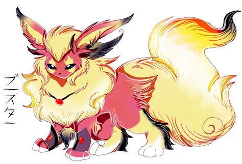 Mega Flareon (fan made) by brenstar345 on DeviantArt