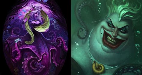 The Little Mermaid Scary Ursula Art