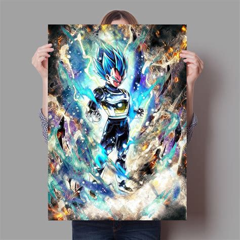 Dragon Ball Vegeta Style 7 Wall Art | Dragon Ball Z Shop