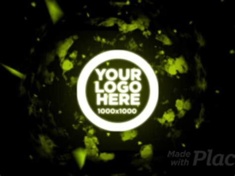 Placeit - Intro Maker Video for a Logo Reveal with Neon Motion Graphics