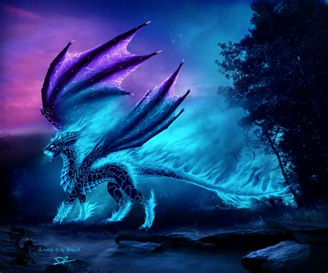 Blue Fire by Selianth on DeviantArt | Fantasy dragon, Dragon artwork ...