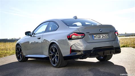 2022 BMW M240i Coupe xDrive (Color: Brooklyn Grey) | Rear Three-Quarter