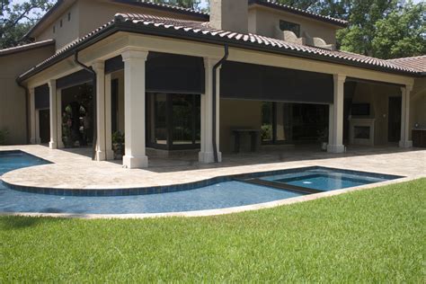 Motorized, Retractable Patio Screens - Longhorn - Screens. Shades. Shutters.