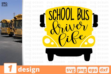 1 School bus driver life, School bus quotes cricut svg By SvgOcean | TheHungryJPEG