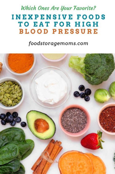 Inexpensive Foods to Eat for High Blood Pressure - Food Storage Moms