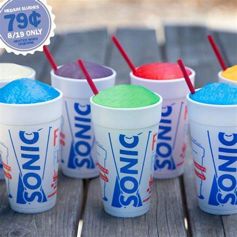 Sonic Slushes Are 79 Cents On August 19, So Let's All Turn Our Tongues Funny Colors Today