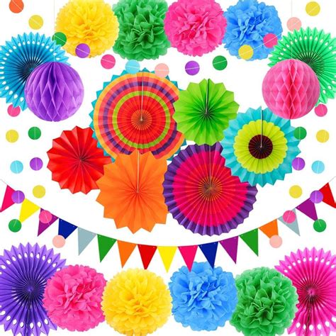 Amazon.com: Fiesta Party Decorations Mexican Decorations for Party, Cinco De Mayo Party ...