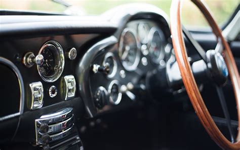 Aston Martin Classic Car Classic DB5 Interior Macro Gauges Steering Wheel HD wallpaper | cars ...