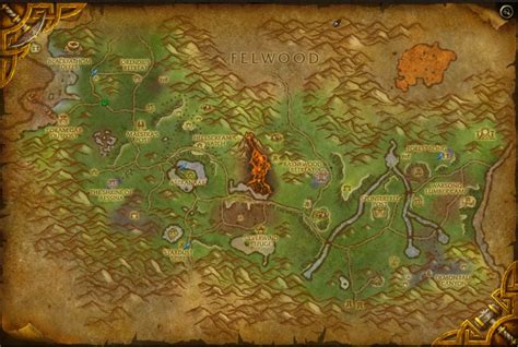 Kalimdor Quest Areas - World of Warcraft Questing and Achievement Guides