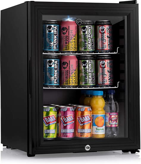 Subcold Super35 LED - Mini Fridge | 35L Beer, Wine & Drinks Fridge | LED Light + Lock and Key ...