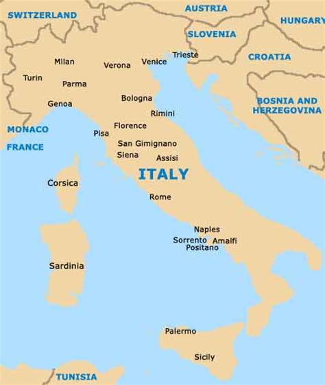 Sorrento Italy Map